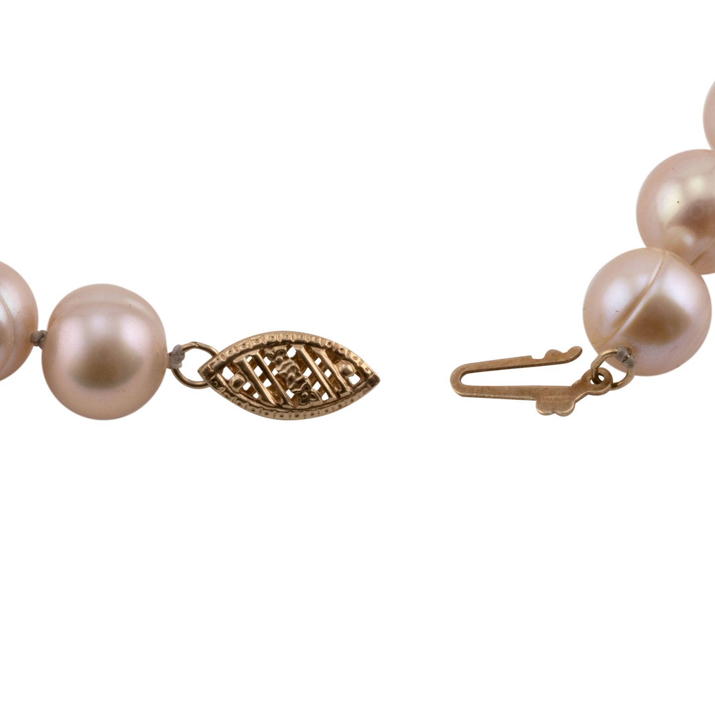 Opal Enhancer Pendant on Pearl Necklace