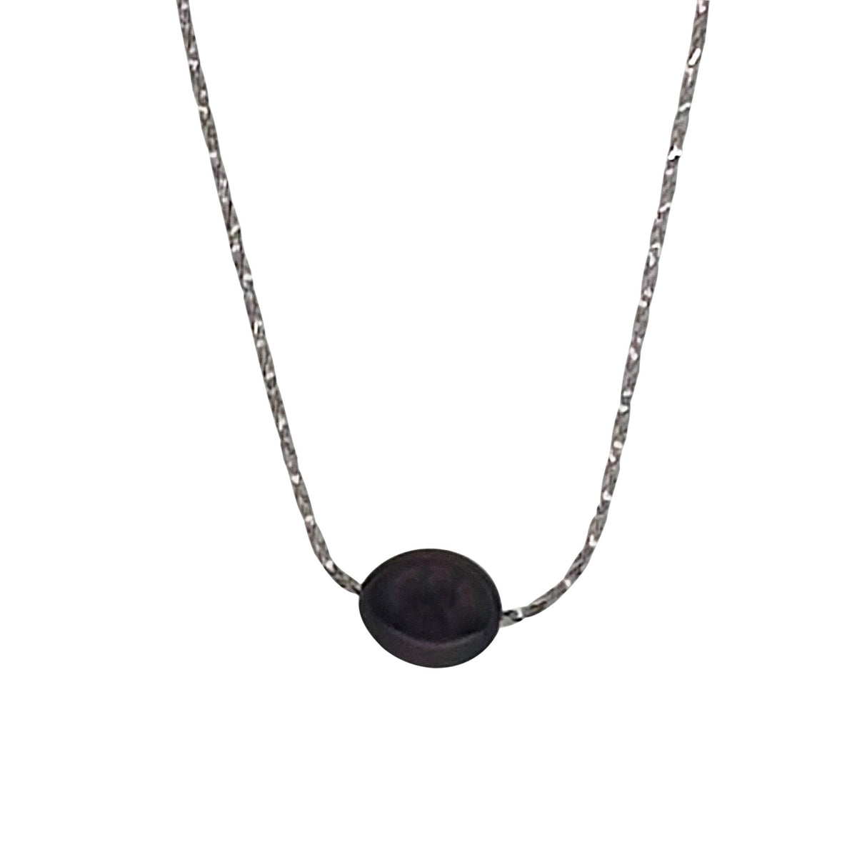 14K Carved Jade Pendant Necklace