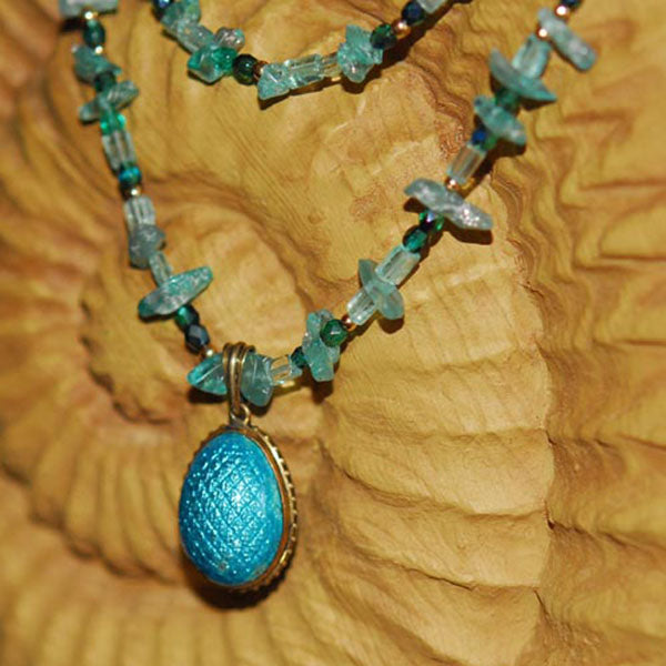 Apatite & Egg Necklace