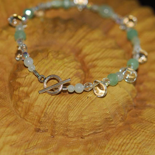 Aventurine & Tear Drop Bracelet