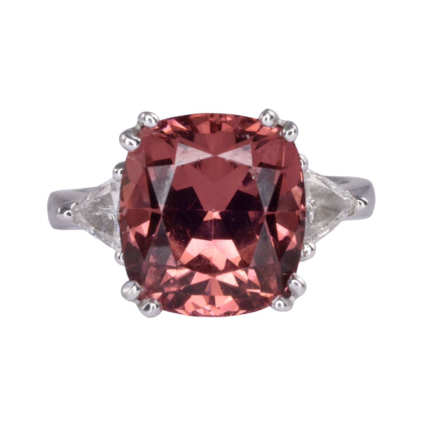 Malaya Garnet White Gold Ring