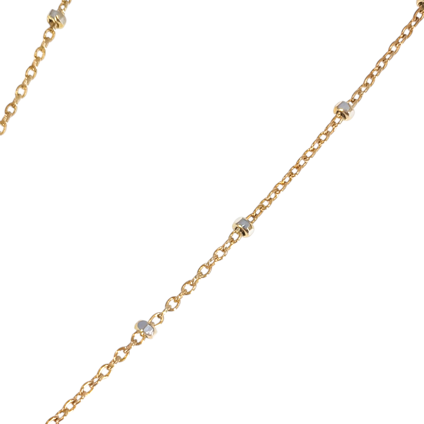 Silver Tahitian Pearl Gold Filled Necklace