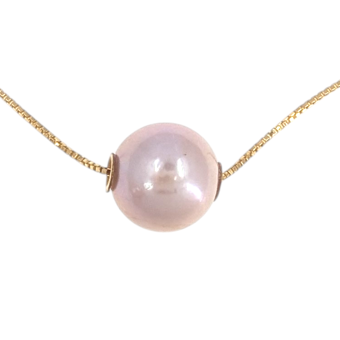 11mm Edison Pearl Slide GF Necklace