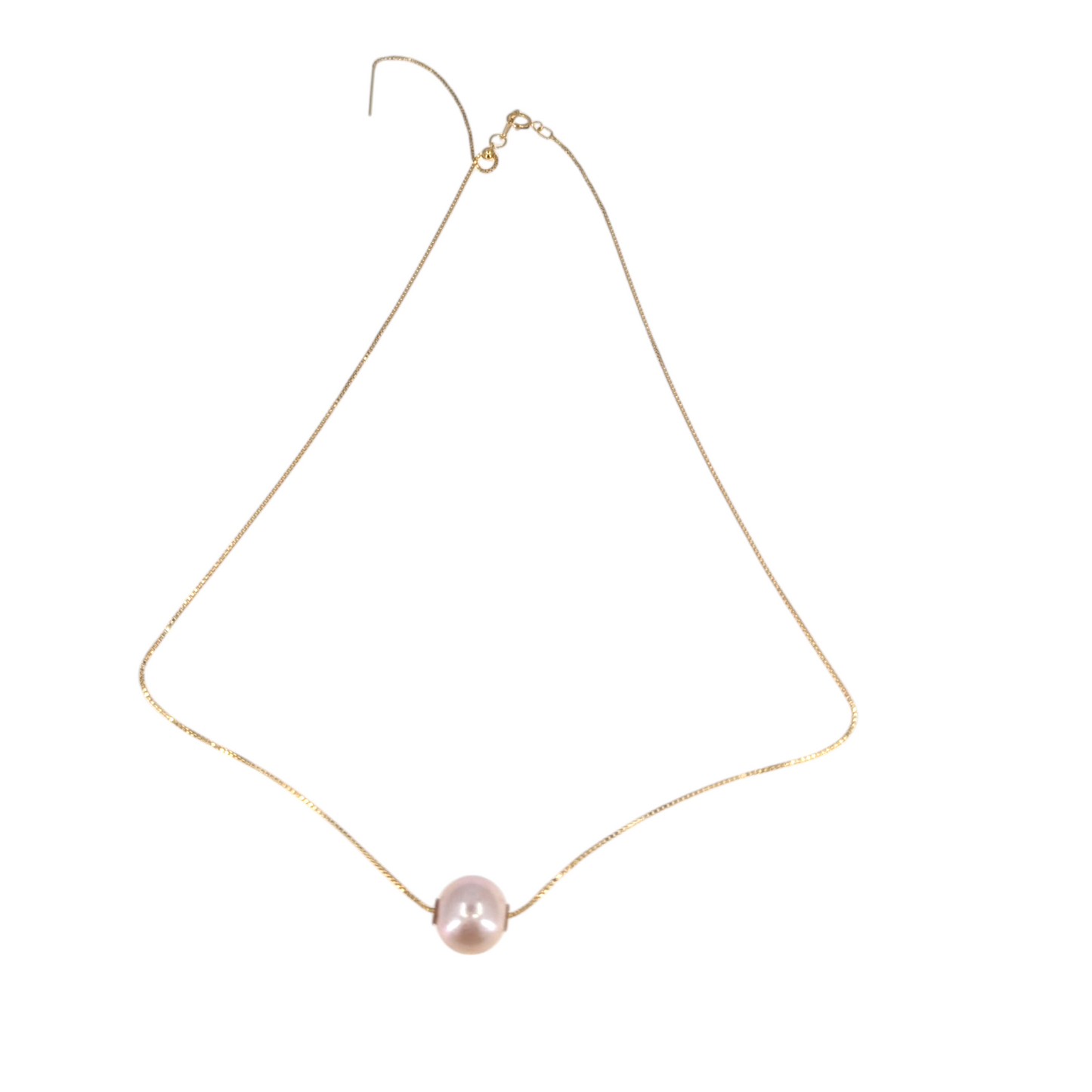 11mm Edison Pearl Slide GF Necklace