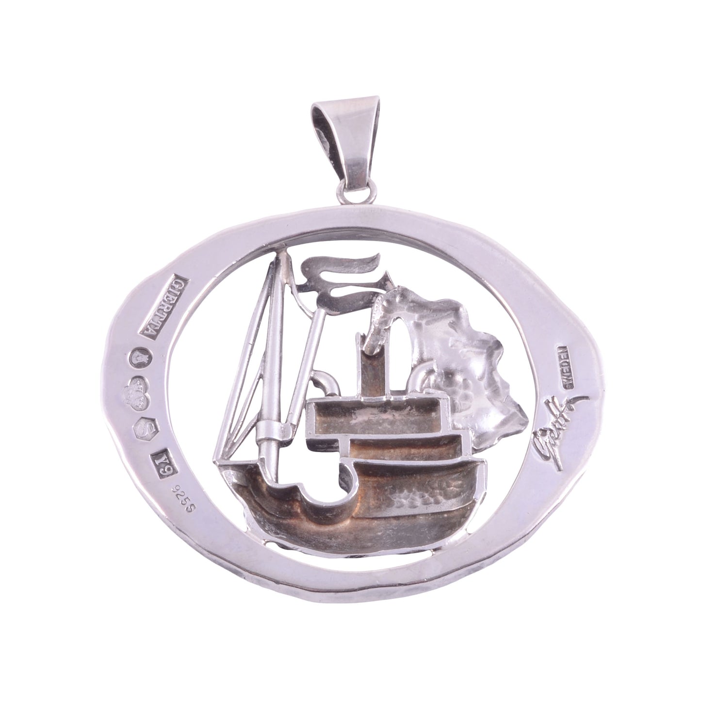 Claes Giertta Steamer Ship Pendant