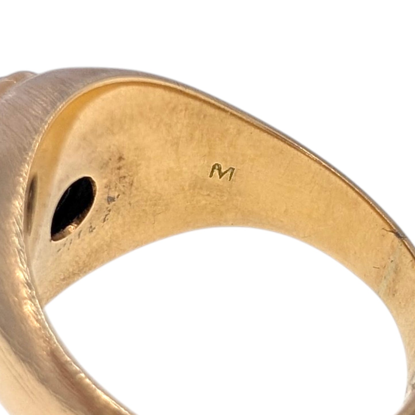 Natural Star Sapphire & Diamond 14K Gold Ring